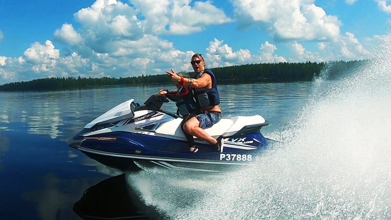 ALMOST CRASHED THE JETSKI?