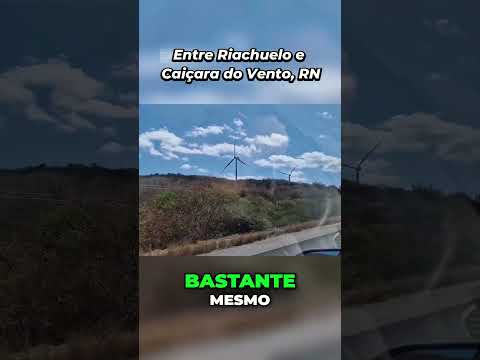 Energia eólica no RN #interiordorn #aerogenerador