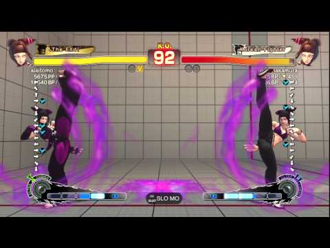 aiaitomo [Juri] vs. yojironakamura [Juri] - PS3 SSF4 Arcade Edition