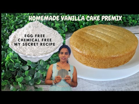 Cake Premix | Vanilla Cake Premix | How to make Cake Premix at home | Cake Premix Recipe