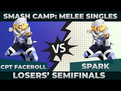 Captain Faceroll vs Spark - Losers' Semis: Melee Singles Top 48 - Smash Camp 2019 | Sheik vs Sheik