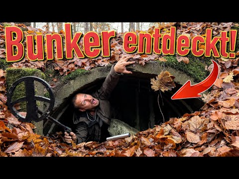 Bunker mit METALLDETEKTOR abgesucht!! (Schatzsuche)