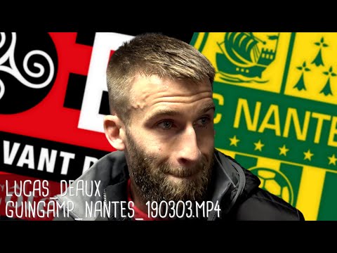 LUCAS DEAUX RÉAGIT APRÈS GUINGAMP - NANTES (0-0) / Ligue 1 - 3 mars 2019