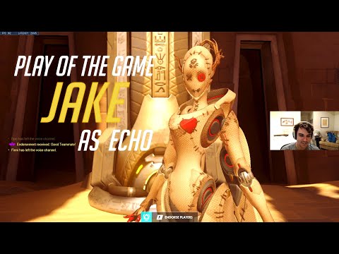 Jake DPS Main Echo - POTG! [ Overwatch Season 31 Top 500 ]
