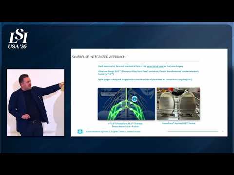 Justin Zenanko, SynerFuse - Spinal fusion with nerve stimulation for chronic pain | LSI USA '26