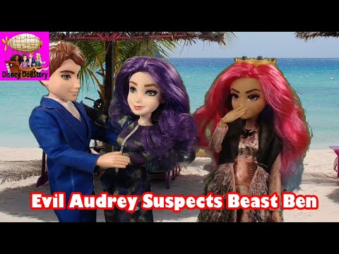 Evil Audrey Suspects Beast Ben - Episode 40 Disney Descendants Friendship Story Play Series