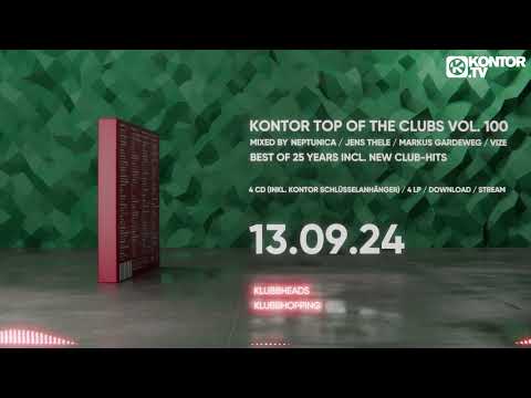 Kontor Top Of The Clubs Vol. 100 (Official Minimix) !!! 4CD & 4LP SET !!!
