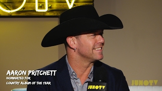 Aaron Pritchett Backstage at The 2017 JUNO Awards