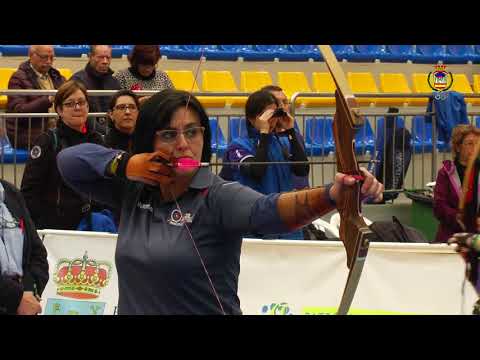 BENALMADENA FEB’18 - FINAL ARCO INSTINTIVO MUJERES - CAMPEONATO ESPAÑA TRADICIONAL y DESNUDO EN SALA