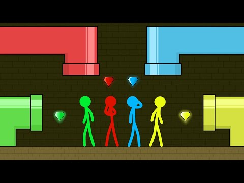 BEST MOMENTS COMPILATION , Stickman Animation - (Escape )