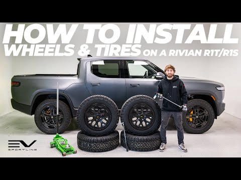 How to Properly Install Wheels & Tires on Rivian R1T / R1S 🛠️ Step-by-Step DIY Home Instruction Guide