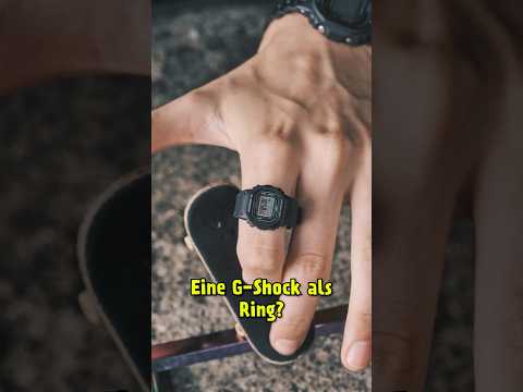 G-Shock als Ring? - Legendäre Casio-Uhr ist zurück!