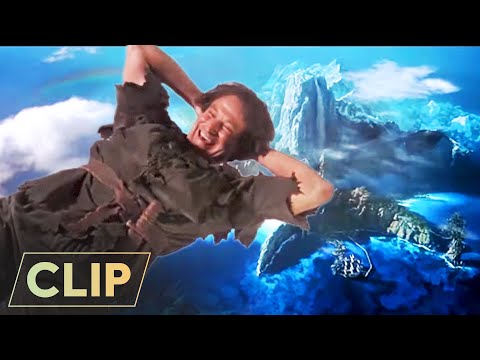 Hook (1991) | Peter Learns To Fly | Dustin Hoffman, Robin Williams, Julia Roberts