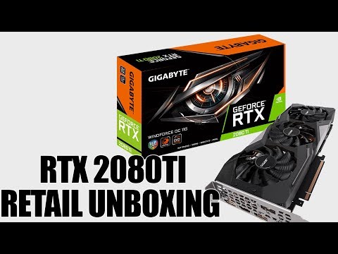 Gigabyte RTX 2080Ti Windforce OC 11GB | RETAIL UNBOXING