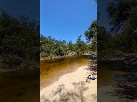 🌿 Río cristalino y paz total en Villa Los Aromos, Córdoba. Un paraíso escondido... #Nature #Travel