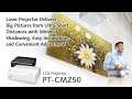 Panasonic Projector: LCD Projector PT-CMZ50 Introduction