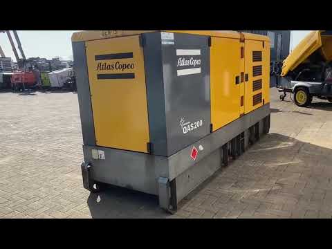 Atlas Copco QAS 200 Volvo Mecc Alte Spa 200 kVA Supersilent Rental generatorset stocknr 3974