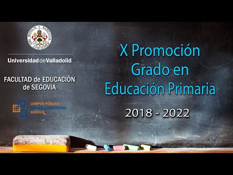 GRADUACIÓN DE LA X PROMOCIÓN DE GRADO EN EDUCACIÓN PRIMARIA