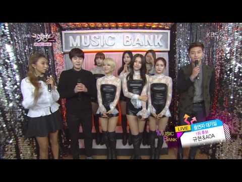 141121 규현&AOA 출연자대기실 1080P