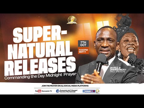 COMMANDING THE DAY MIDNIGHT PRAYER || SUPERNATURAL RELEASES || 07-10-2025