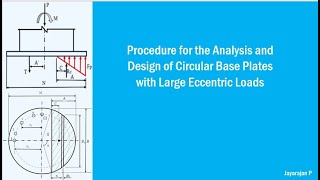 Procedure for the Analysis and Design of Circular Base Plates