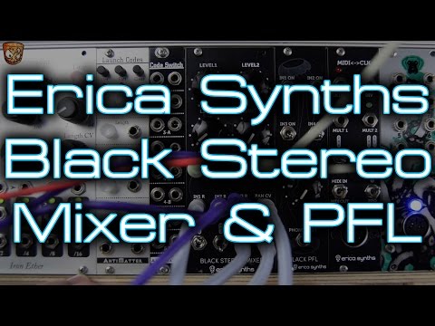 Erica Synths - Black Stereo Mixer & PFL