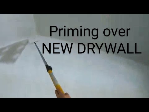 Tips for Priming over NEW Drywall