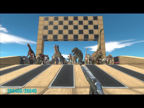 50 Units Survival Speed Race: Only 5 Will Survive - Animal Revolt Battle Simulator