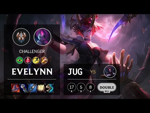Evelynn Jungle vs Elise - BR Challenger Patch 10.5