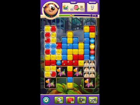 Toon Blast Level 8574 - NO BOOSTERS 🐻🐺🐱 | SKILLGAMING ✔️