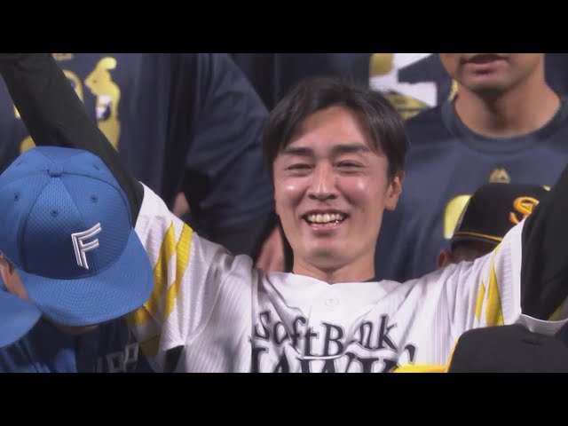 【ホークス・和田毅 引退セレモニー】胴上げと記念撮影!! 2025年3月15日 福岡ソフトバンクホークス