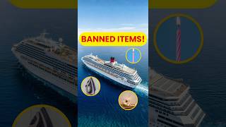 5 banned items on cruise ships! #cruiseship #banned ￼