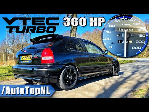 Thumbnail for 1998 Honda Civic VTEC *BIG TURBO* 360HP on AUTOBAHN by AutoTopNL