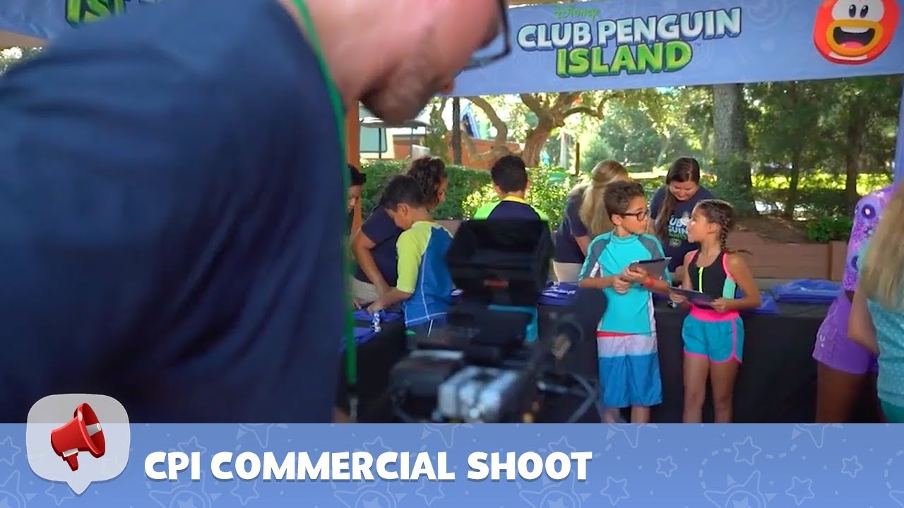 CPI Commercial Shoot - Behind the Scenes| Disney Club Penguin Island