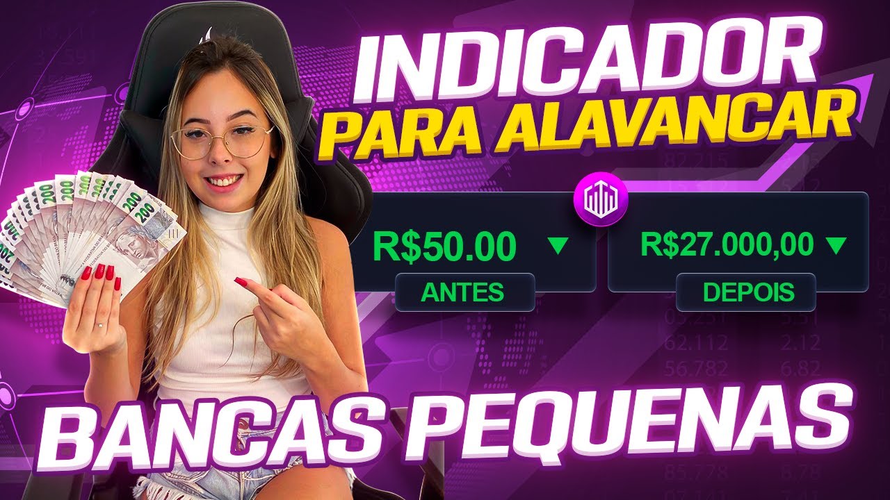 REVELEI O MELHOR INDICADOR PARA ALAVANCAR BANCA PEQUENA NAS OPÇÕES BINÁRIAS 2022 (BANCA DE R$50)