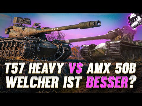T57 Heavy vs. AMX 50B - Welcher ist besser? [World of Tanks - Gameplay - Deutsch]