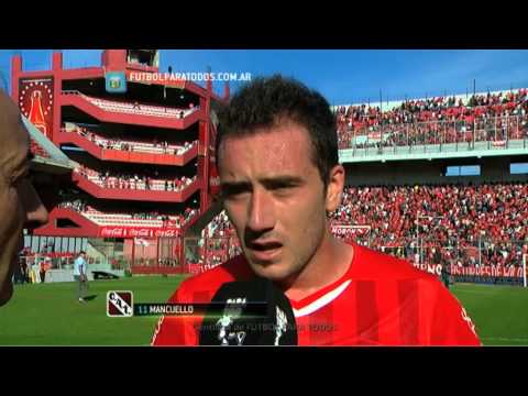 Mancuello: "Estamos obligados a pelear". Independiente 2 - Central 0. Fecha 9. Primera 2014. FPT.