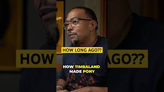 TIMBALAND made PONY 9 YEARS before it came out ??! 😱 #shorts #timbaland