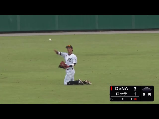 【ファーム】マリーンズ・加藤がダイビングキャッチで魅せる!! 2020/7/16 M-DB(ファーム)