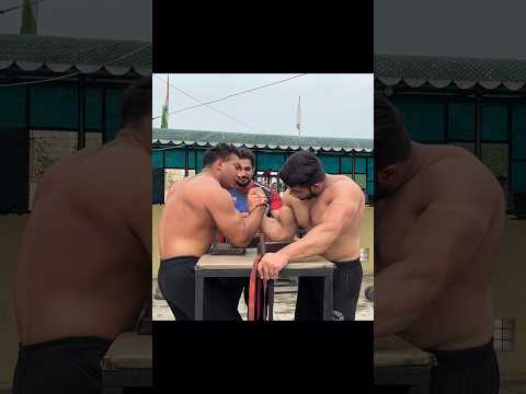 INDIAS 🇮🇳 Top Armwrestler Physique😱.. Aabhas vs Siddhant.. #armwrestling