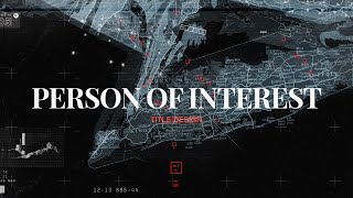 Person of Interest — main title sequence