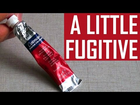 Alizarin Crimson - Winsor & Newton's Cotman | The Paint Show 4