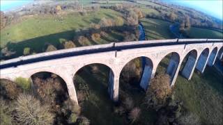 SKYcamNI.   1 minute video.  Tassagh viaduct and paper mill,  Co.Armagh