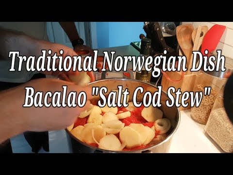 Traditional Norwegian Dish "Bacalao"