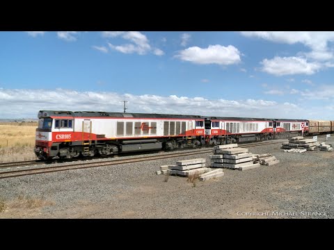SCT 7AM9 Boxcars, Containers, And Steel Wagons (12/2/2022) - PoathTV Australian Trains & Railways