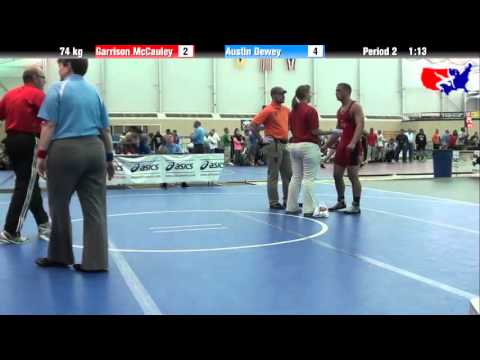 Garrison McCauley vs. Austin Dewey at 2013 ASICS University Nationals - FS