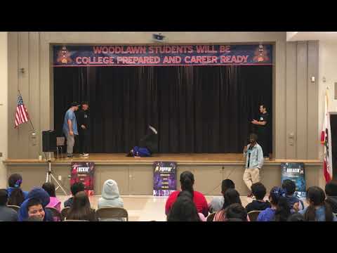 School Assembly Clip - Breaking B-boy & B-Girl Battle (Mpact vs Rascal Randi)