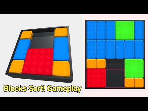 Block Sort Game Gameplay - YouTube