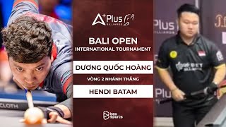 FULL MATCH: Dương Quốc Hoàng vs Hendi Batam | Vòng 2 nhánh thắng | Aplus Bali Open international