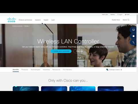 CCNA-RnS-Q7- What is a benefit of using a Cisco Wireless LAN Controller?